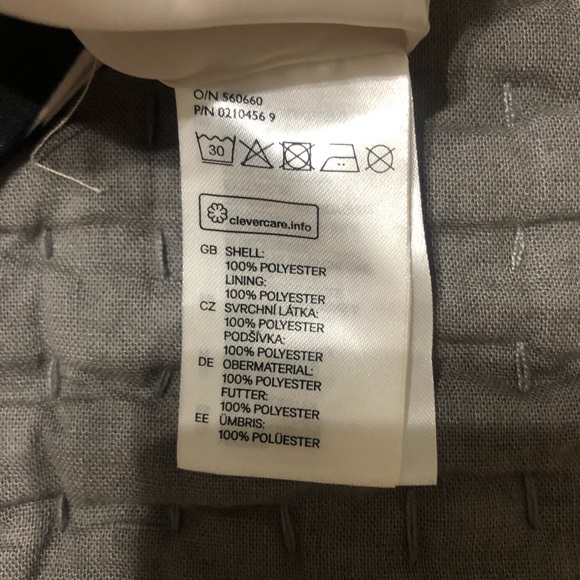 H&M black and cream print pencil skirt size 6 - Picture 4 of 4